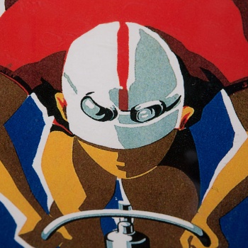 Kunstdruk Campeonato de España de Fondo en Carretera 1957 in lijst